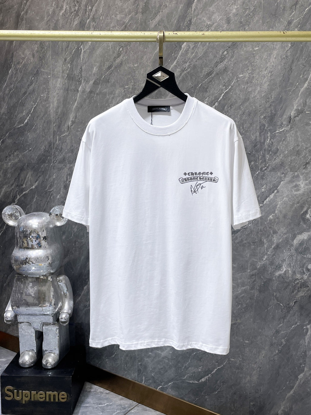 Washed Cross Tee – Faded Streetwear Essential