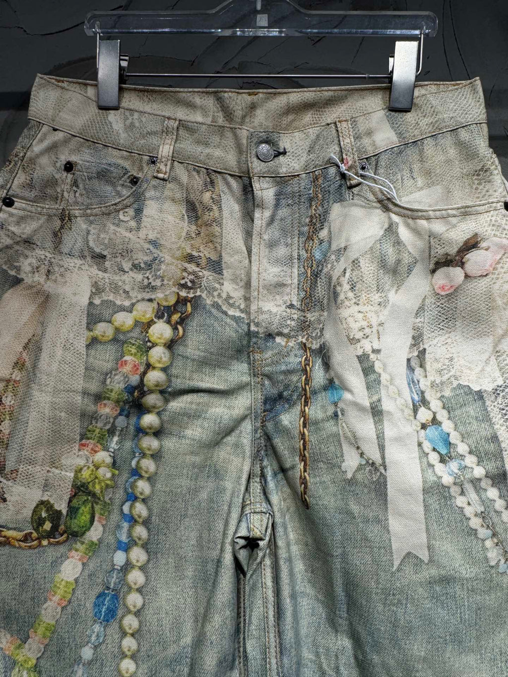 Structured Wide-Leg Denim Shorts – Washed Blue