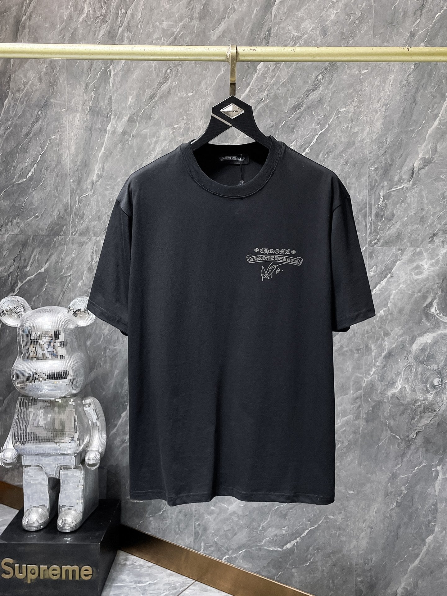 Washed Cross Tee – Faded Streetwear Essential