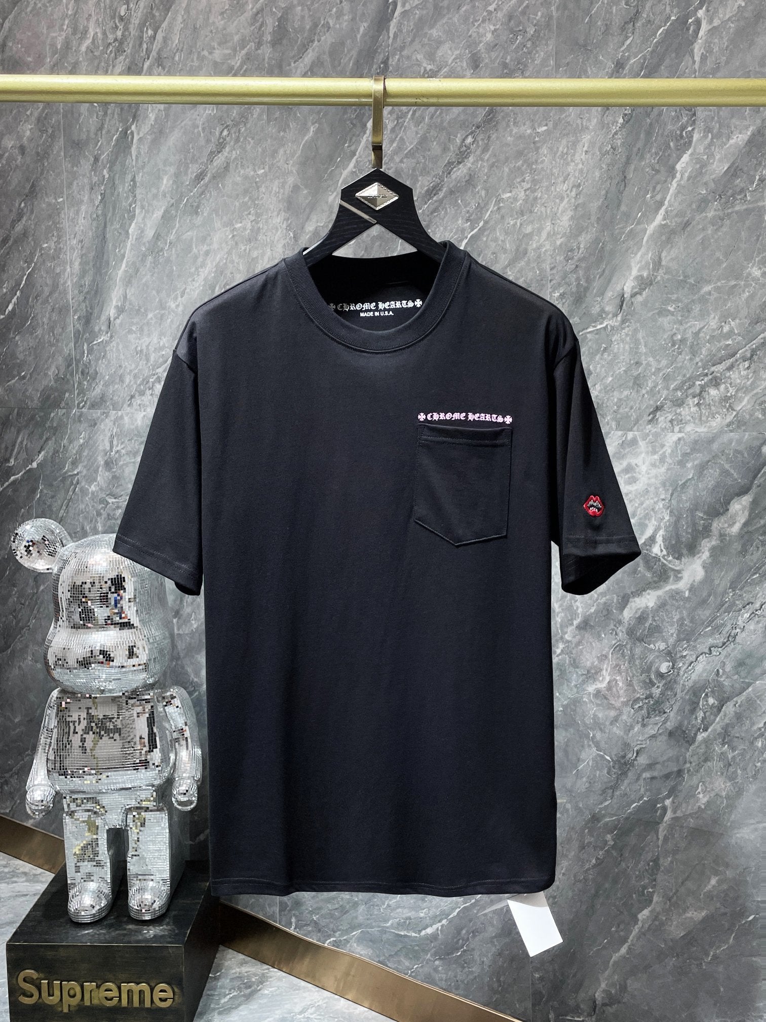 Washed Cross Tee – Oversized Street Fit
