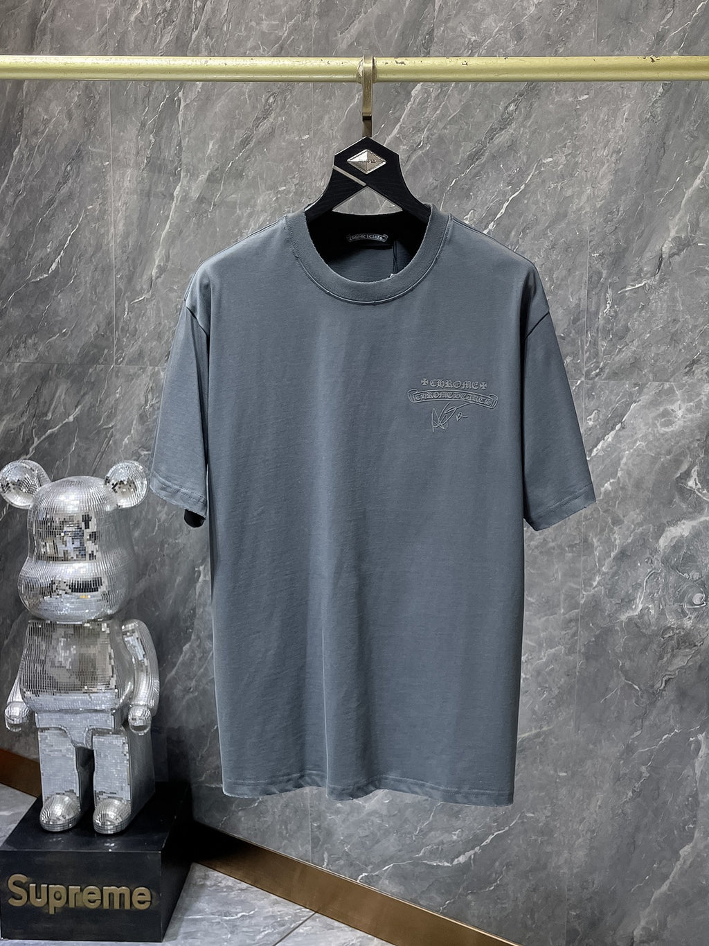Washed Cross Tee – Faded Streetwear Essential