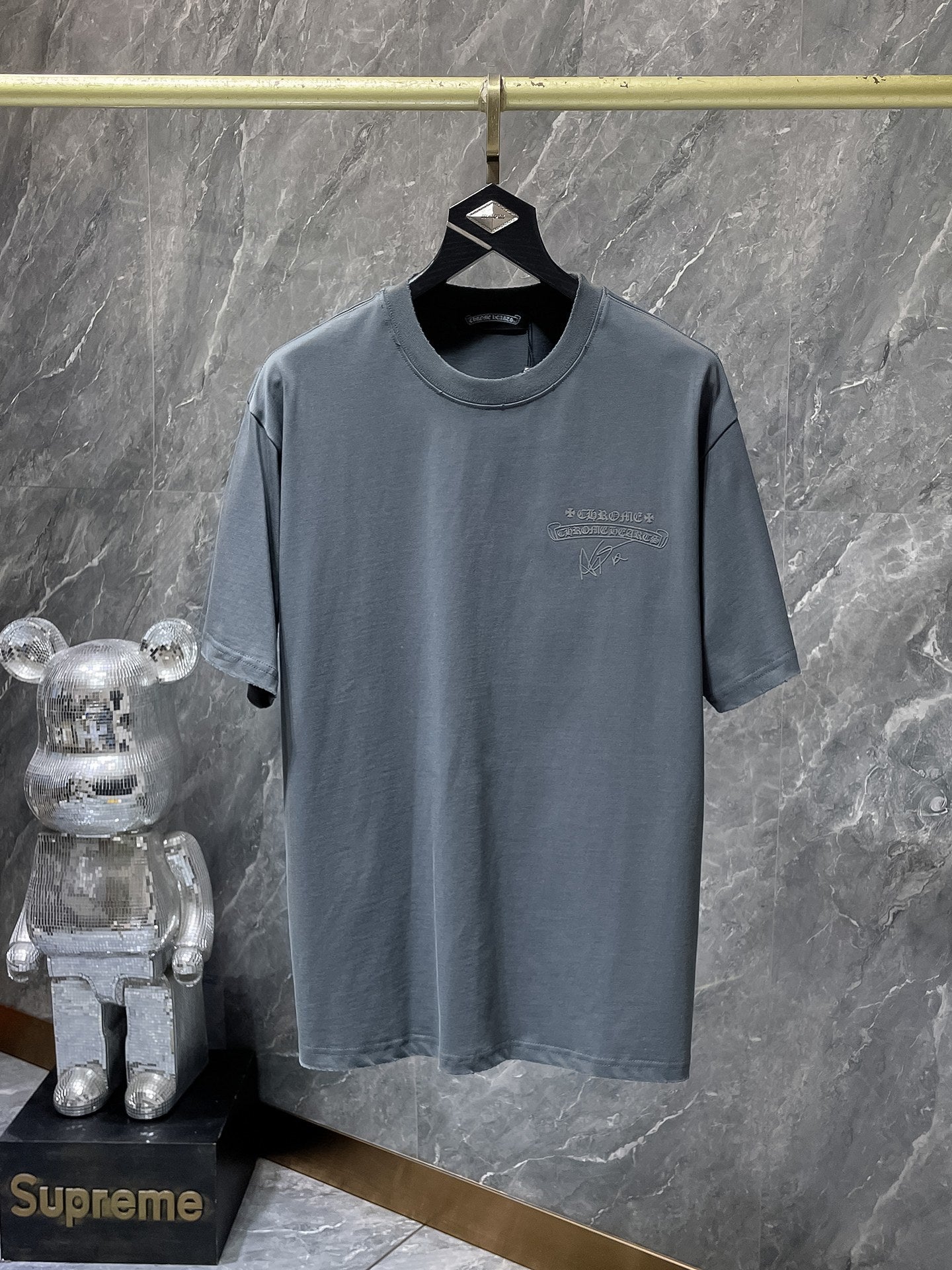 Washed Cross Tee – Faded Streetwear Essential