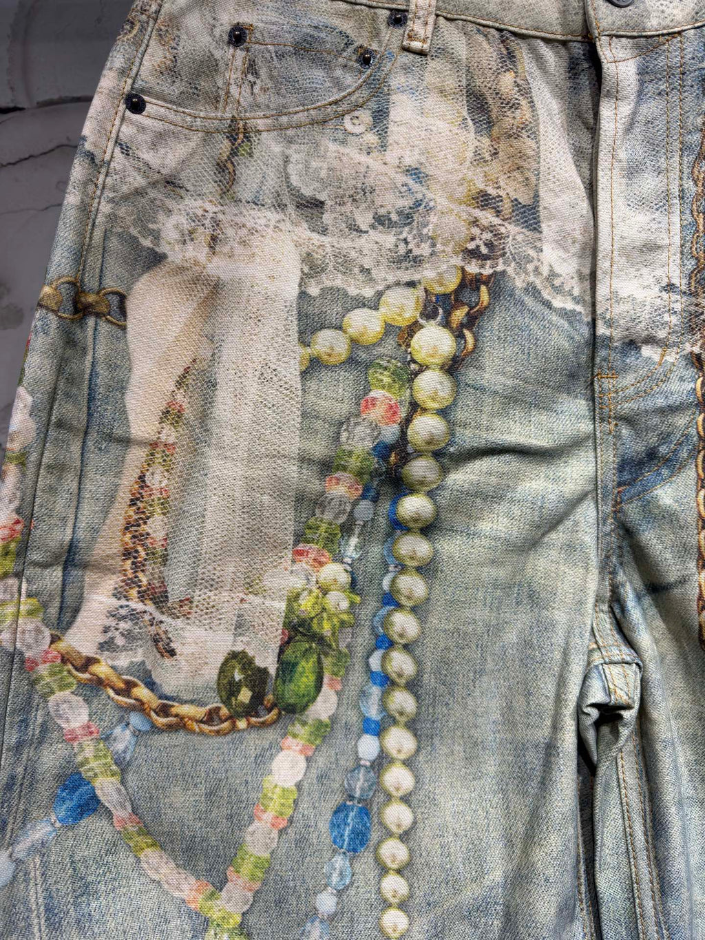 Structured Wide-Leg Denim Shorts – Washed Blue